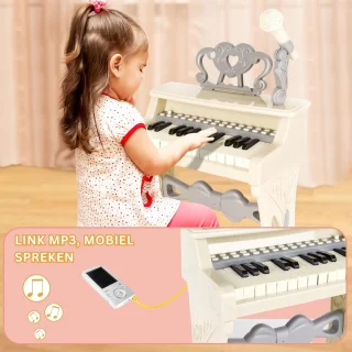 Dailysuppliess Kinderpiano - Wit