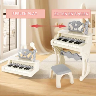 Dailysuppliess Kinderpiano - Wit