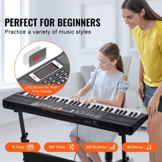 Wat vinden we goed aan de Digital Keyboard Piano Serie 61 toetsen