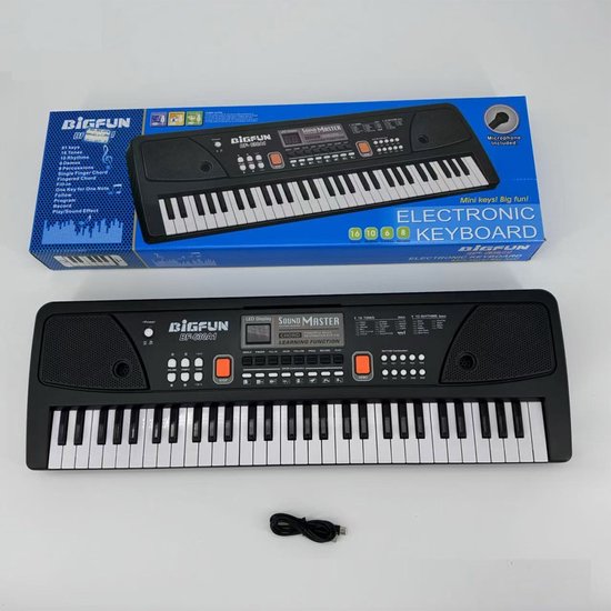 Digitale piano 61 toetsen met microfoon review
