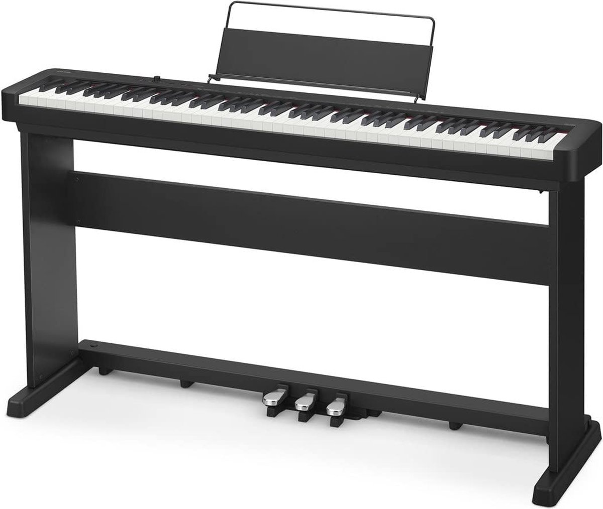 De Digitale Piano 88 Toetsen met Statief en Pedaal in één oogopslag