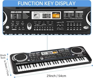 Elektrische Piano 61 Toetsen Digitale Kinderpiano