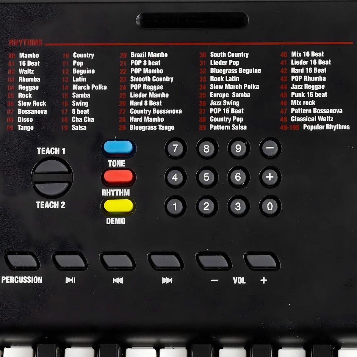 Elektrische Piano 61 Toetsen LCD Professioneel
