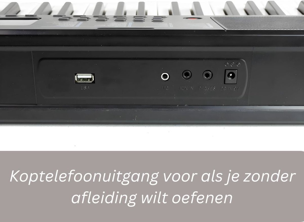 Elektrische Piano 61 Toetsen LCD Professioneel
