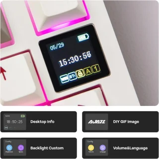 EPOMAKER Ajazz AK820 PRO 75% Mechanical Keyboard