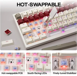EPOMAKER Ajazz AK820 PRO 75% Mechanical Keyboard