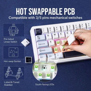 EPOMAKER x AULA F65 65% Mechanical Keyboard