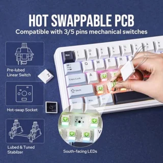 EPOMAKER x AULA F65 65% Mechanical Keyboard