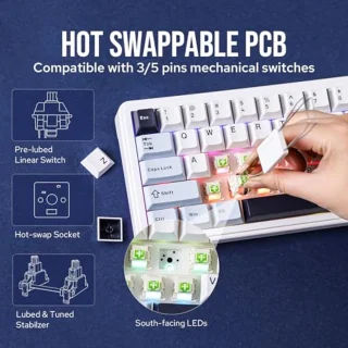EPOMAKER x AULA F65 65% Mechanical Keyboard