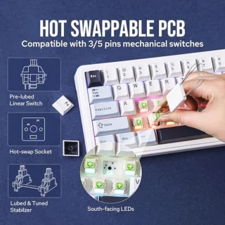 EPOMAKER x AULA F65 65% Mechanical Keyboard