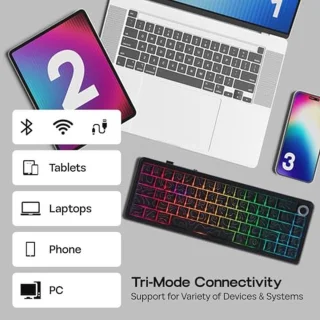EPOMAKER x AULA F65 Pro 65% Mechanical Keyboard QWERTY US