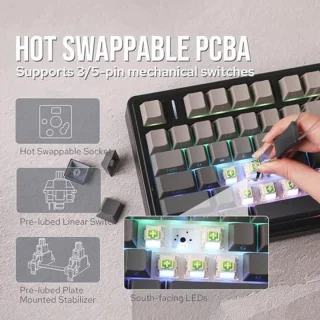 EPOMAKER x AULA F75 75% Mechanical Keyboard