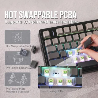 EPOMAKER x Aula F75 Mechanical Keyboard