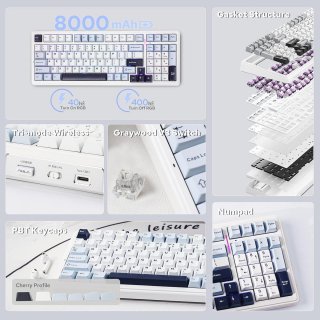 Wat vinden we goed aan de EPOMAKER xAULA F99 Wireless Mechanical Keyboard