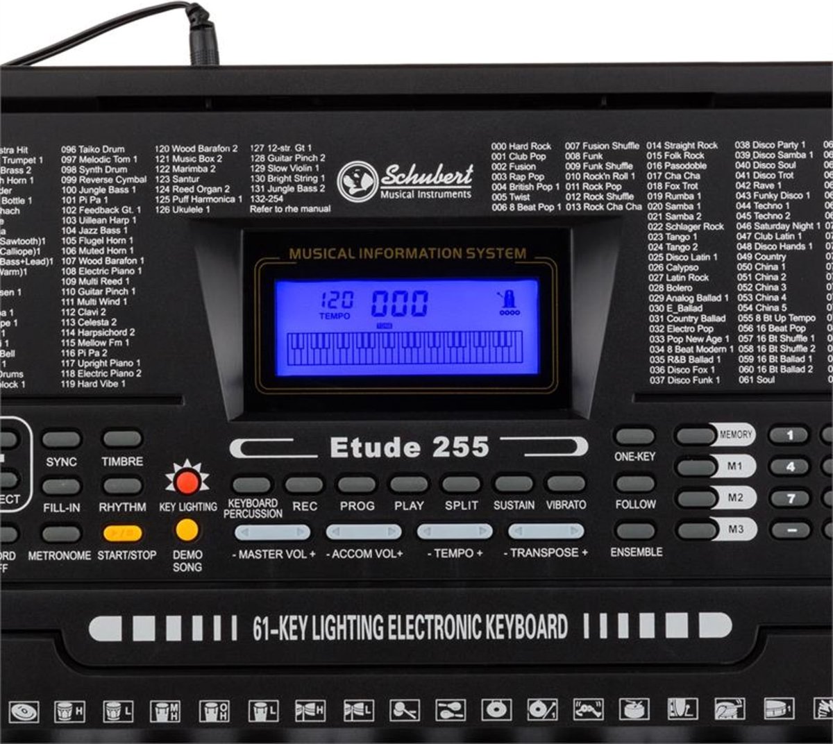 Etude 225 keyboard 61 toetsen USB