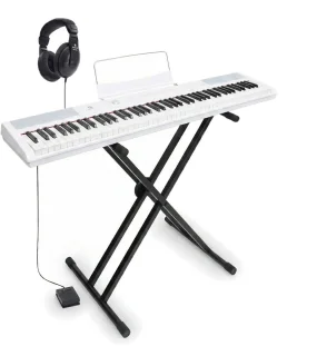 De Fazley FSP-200-W digitale piano wit (starterset 1) in één oogopslag