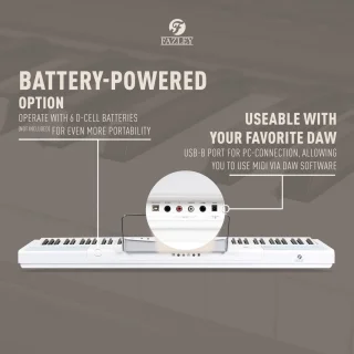 Wat vinden we goed aan de Fazley FSP-200-W digitale piano wit (starterset 1)