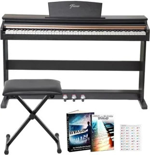 Finesse digitale piano - 88 gewogen toetsen met frame, pedalen en kruk