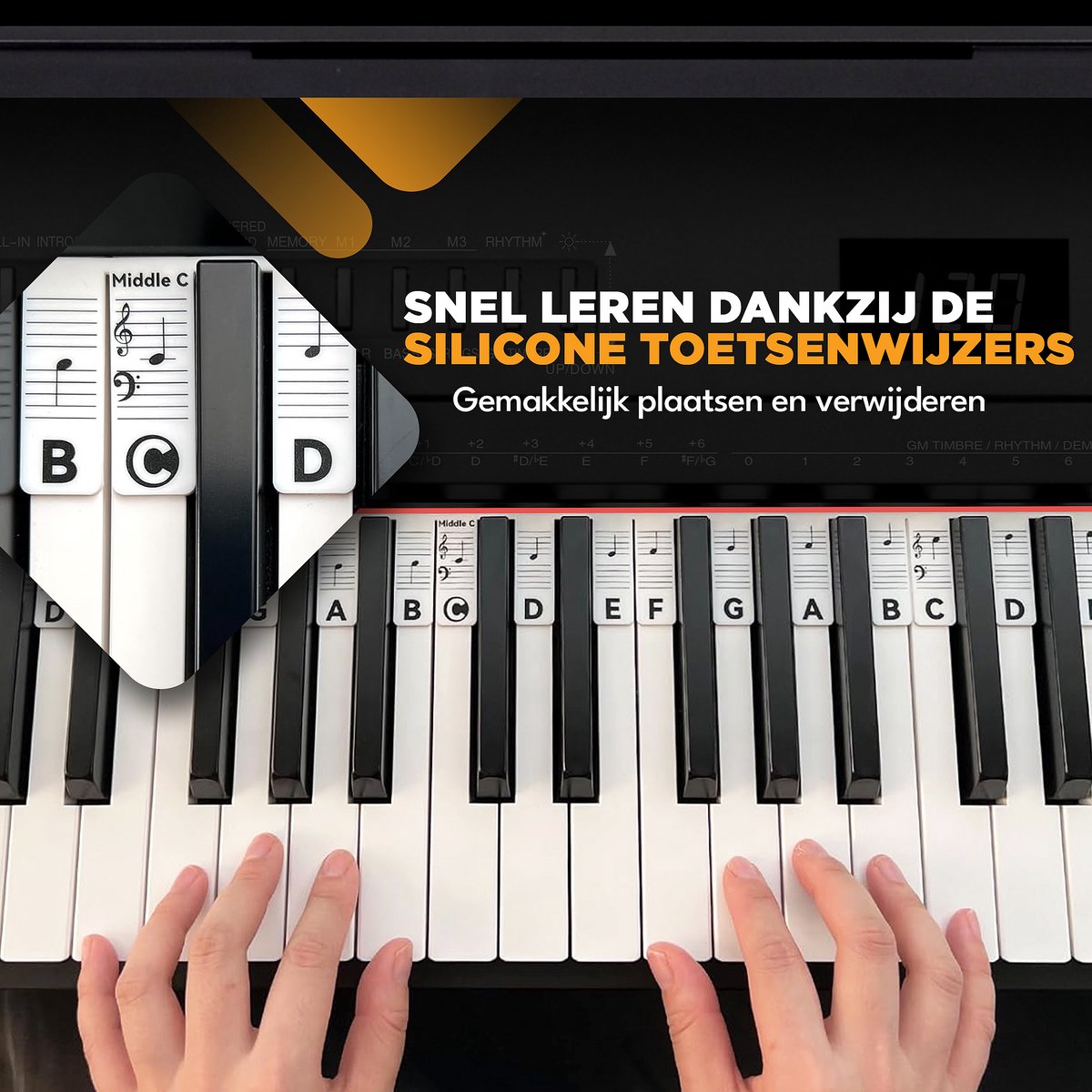 Finesse Digitale Piano 88 toetsen met statief en kruk