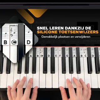 Finesse Digitale Piano 88 toetsen met statief en kruk