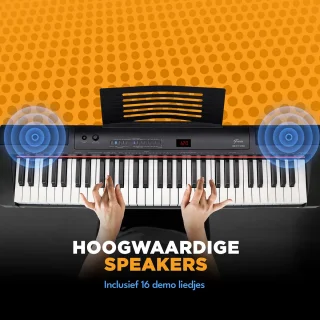 Finesse Digitale Piano 88 toetsen met statief en kruk