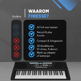 Finesse Keyboard Piano 54 Keys