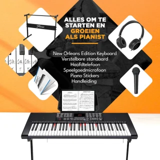Finesse Keyboard Piano 61 Keys Digital Elektrische Piano