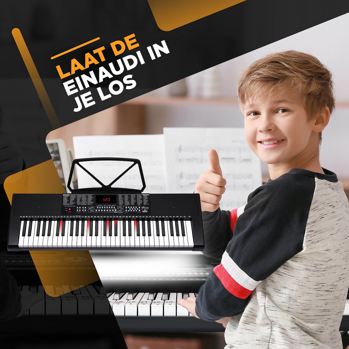 Finesse Keyboard Piano 61 Keys Digital Elektrische Piano