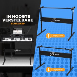 Finesse Keyboard Piano 61 Keys Digital Elektrische Piano