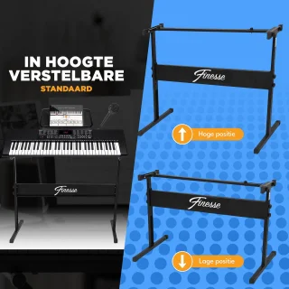 Finesse Keyboard Piano 61 Keys Digital Elektrische Piano