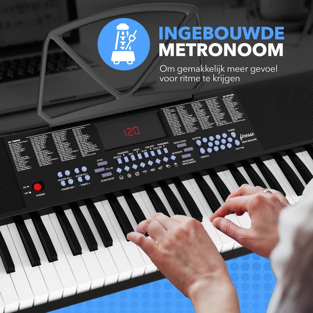 Finesse Keyboard Piano 61 Keys Digital