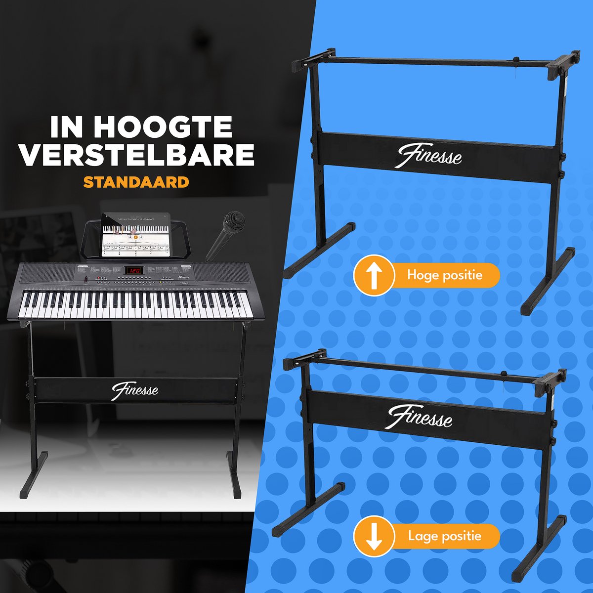 Finesse Keyboard Piano 61 Keys digitale piano