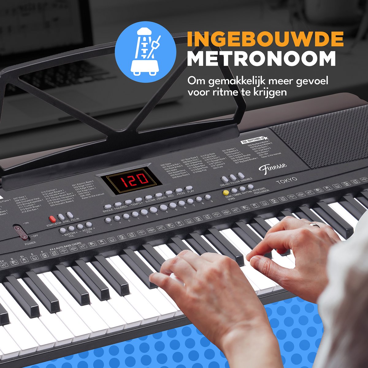 Finesse Keyboard Piano 61 Keys Elektrische Piano