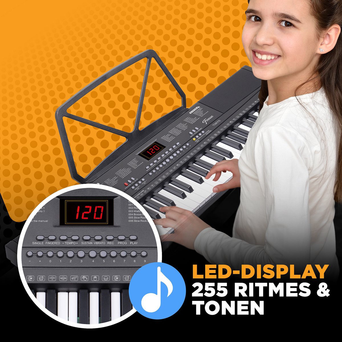 Finesse Keyboard Piano 61 Keys Elektrische Piano
