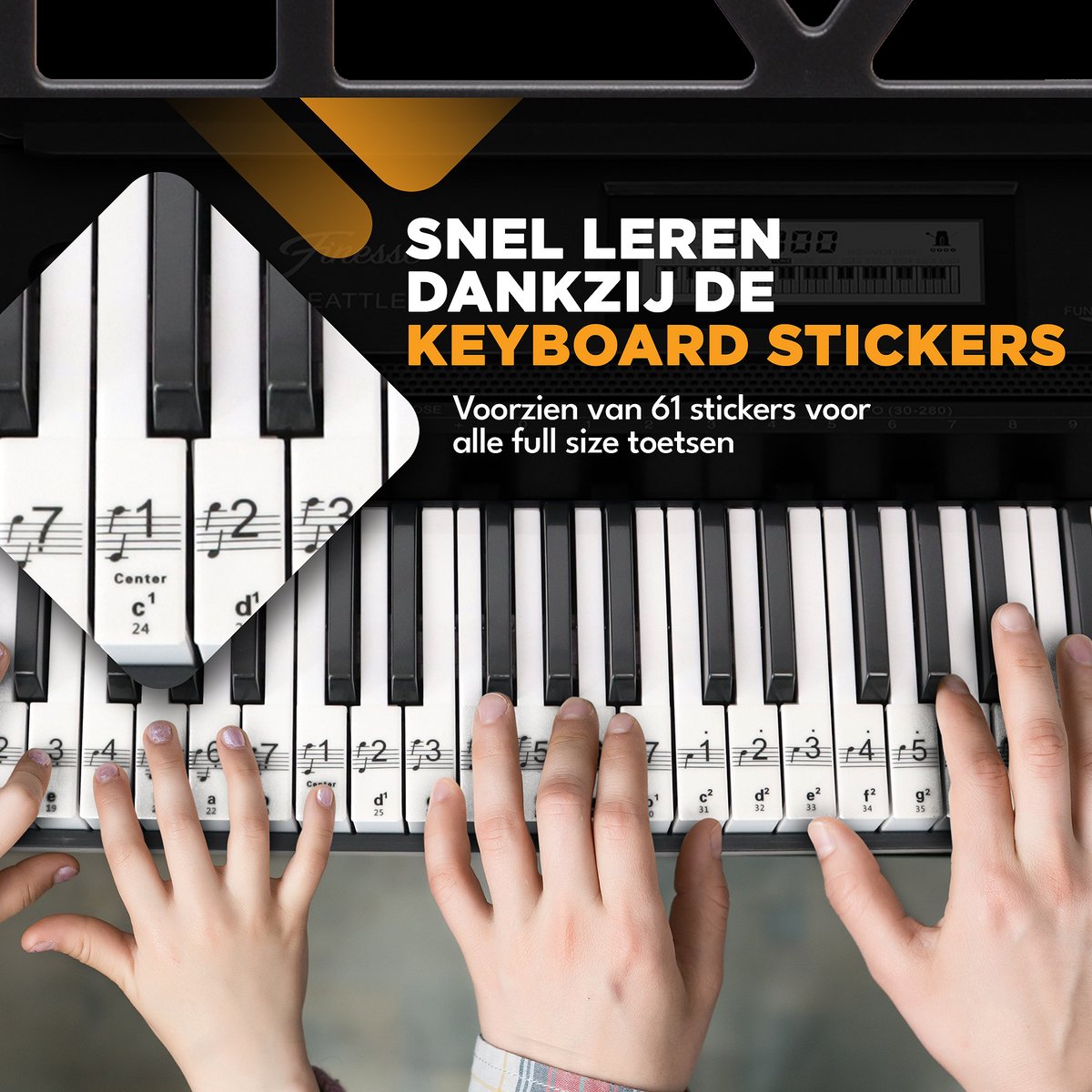 Finesse Keyboard Piano 61 Keys MIDI