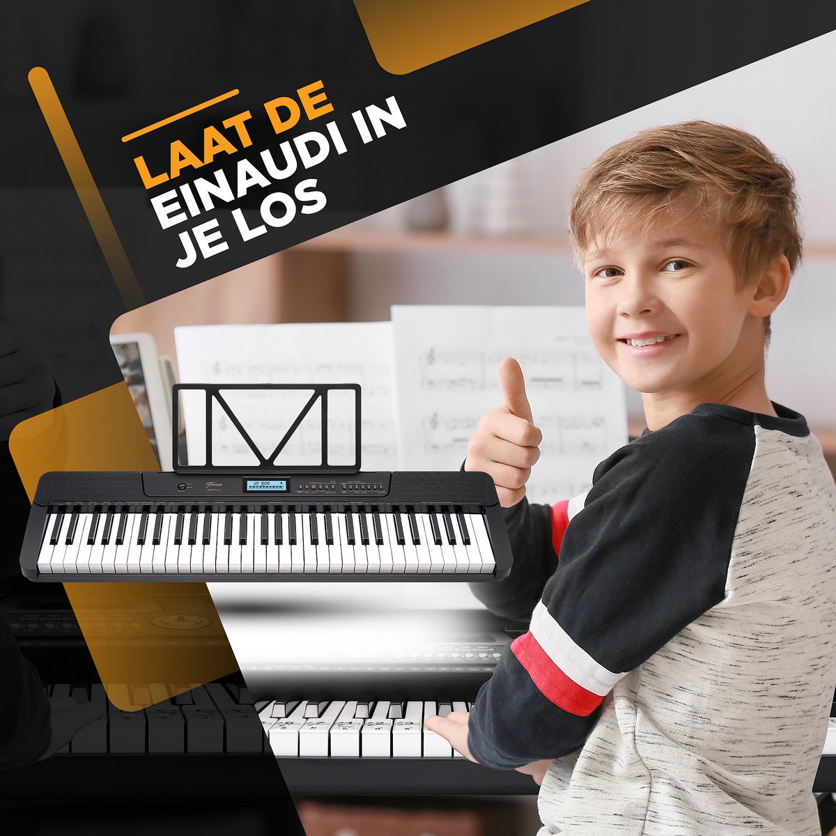 Finesse Keyboard Piano 61 Keys MIDI