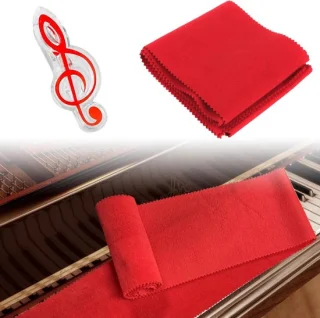 Flanellen beschermhoes voor piano keyboard 88 toetsen