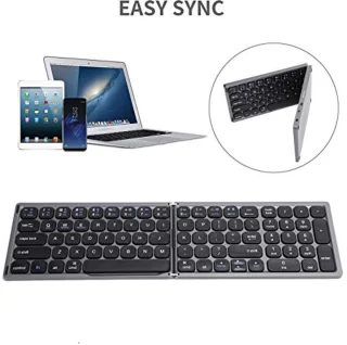 Foldable Bluetooth Keyboard (Grey)
