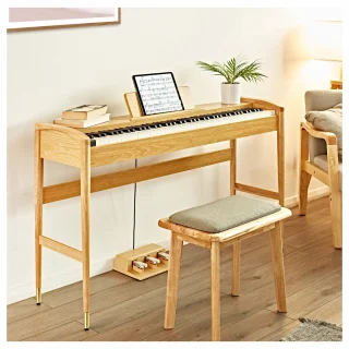 Gear4music Keynote Contemporary Digitale Piano, Licht Eiken
