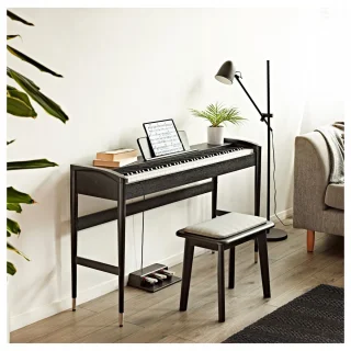 Gear4music Keynote Contemporary Digitale Piano, Matzwart