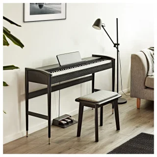Gear4music Keynote Contemporary Digitale Piano, Matzwart