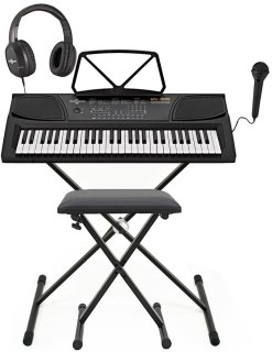De Gear4music MK-1000 54-toets draagbaar keyboard in één oogopslag