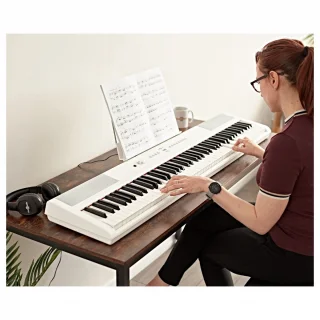 Gear4music SDP-2 Stage Piano met tas, wit