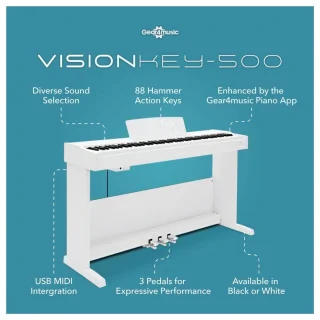 Gear4music VISIONKEY-500 Digitale Piano