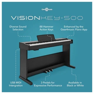 Gear4music VISIONKEY-500 Digitale Piano
