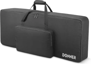 Gigbag voor elektronische piano - 61 toetsen - zwart