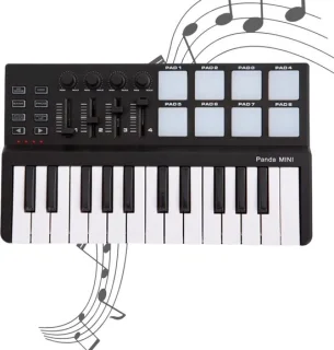 Happyment Keyboard Met Mengpaneel Elektrische Piano USB Voor Apple