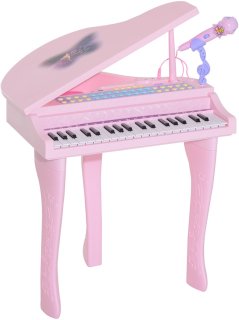 De HOMCOM Elektronisch Kinderkeyboard Roze in één oogopslag