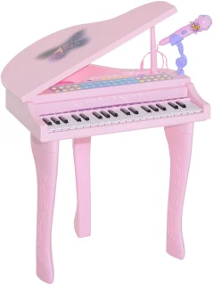 HOMCOM Elektronisch Kinderkeyboard Roze