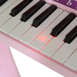 HOMCOM Elektronisch Kinderkeyboard Roze